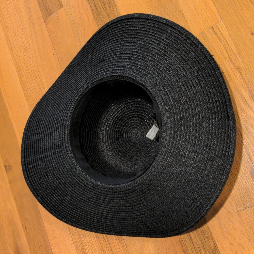 Magid Hats, black sunhat with braided belt - Picture 3 of 12